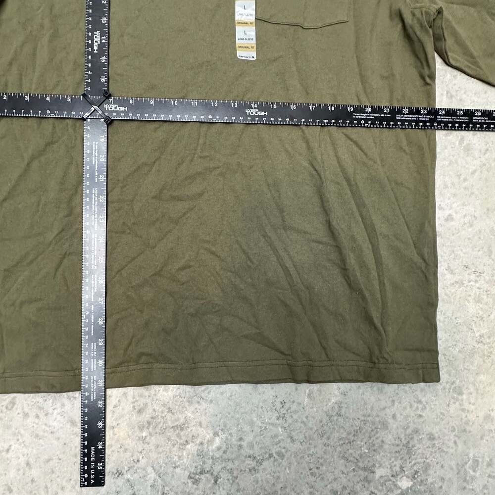 Carhartt K128 Workwear Long-Sleeve Henley T-Shirt - Large - Picture 5 of 6